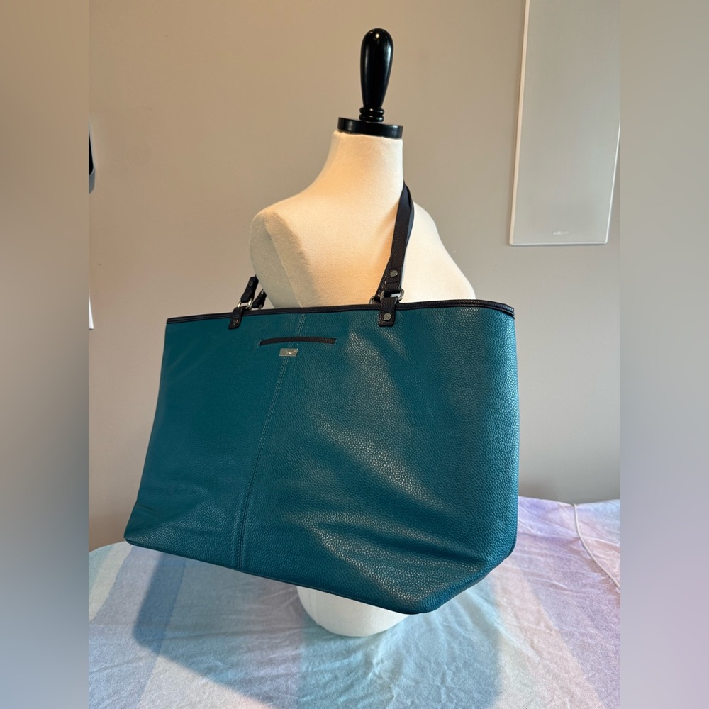 Thirty-One dark teal Shoulder Bag Spacious Design